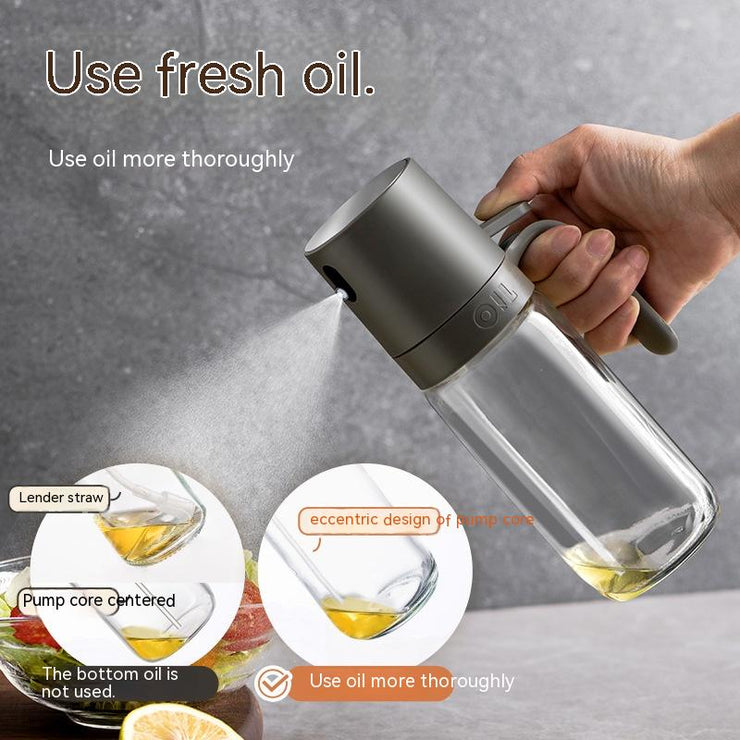 Auslaufsicherer Ölspender aus Glas für den Haushalt in der Küche